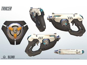 izleyiciler silahlar 3d baskı overwatch izleyici 3d print model - Mito3D