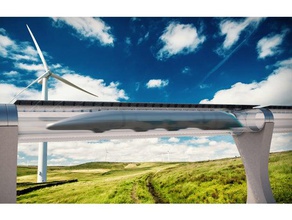 hyperloop pod 2020 engineering future vehicle model trains train transportation 3d print model - Mito3D