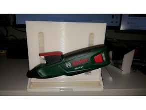 bosch gluepen wall mount tool holders & boxes wallmount 3d print model - Mito3D