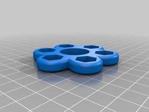 6x1x5 16 fidget spinner juguetes mecánicos personalizado 3d print model - Mito3D