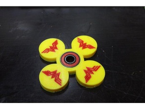 wonder woman fidget spinner toys & games dc comics hand 3d print model - Mito3D