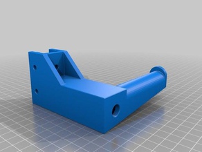spoolholder 2020 90 degrees 3d printer parts filament holder spool kossel mini right angle angled bracket 3d print model - Mito3D