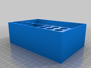a parte superior aberta do stash caixa porta-ferramentas & caixas 3d print model - Mito3D