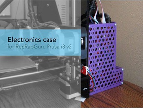 elektronik dava rampaları arduino reprapguru prusa i3 v2 3d yazıcı aksesuarları akrilik çerçeve rampalar 3d print model - Mito3D