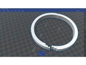 chiusura del bracciale bracciali braccialetto ad incastro stampa singola 3d print model - Mito3D