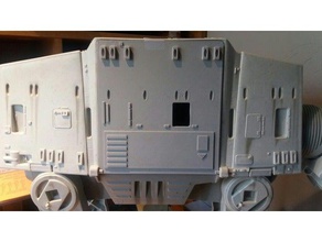 star wars at-at cargo door 1995 model 3d printing walker part science fiction scifi side space spaceship spare starwars 3d print model - Mito3D