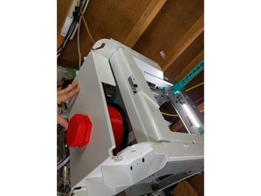 davinci 10 spool holder 3d printer parts da vinci filament modification xyz 3d print model - Mito3D