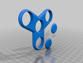 tri fidget giratório mecânico de brinquedos autodesk fusão 360 rolamento fidgetspinner mão dedo fusion360 handspinner madewithfusion360 spinner brinquedo 3d print model - Mito3D