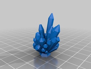 meine individuelle random-Kristall generator Spielzeug & game Zubehör kundengebundene 3d print model - Mito3D