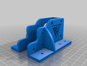 reinforced motor mount tevo tarantula 3d printer parts 3d print model - Mito3D