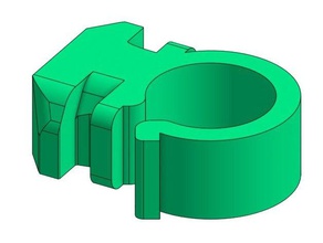 torção em 20x20 extrusão do fio suporte Impressora 3d acessórios 2020 misumi de gerenciamento arame 3d print model - Mito3D
