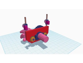 ftc butterfly drive assembly robotics 10436 first tech challenge 3d print model - Mito3D