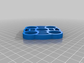 4-spoke nickel fidget spinner mechanical toys customized 3d print model - Mito3D