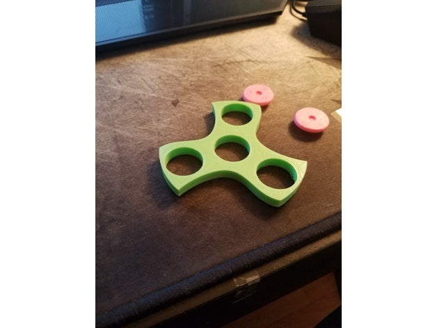 fidget spinner mano giocattolo 3D print model - Mito3D