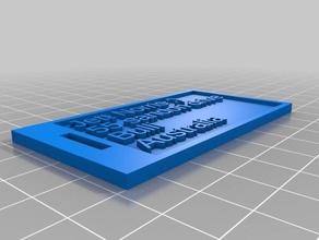 jetts isim etiketini adresi sikke ve rozetleri özelleştirilmiş 3d print model - Mito3D