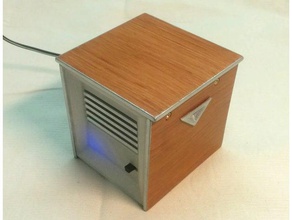 bluetooth amplificatore caso audio batteria il modulo boom box portatile retrò altoparlante 3d print model - Mito3D