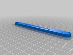 my customized custom keychain proto buildbar logo keychains 3d print model - Mito3D