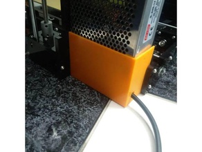 anet a6 tampa de alimentação cabo-buraco Impressora 3d peças fonte a psu 3d print model - Mito3D