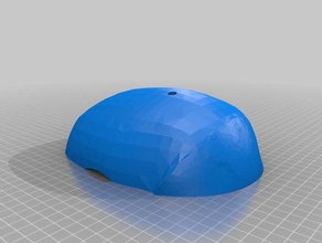 inmoov skull 2piece no hole robotics 3d print model - Mito3D