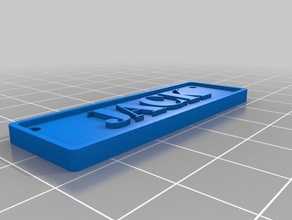 jack signos y logotipos personalizado 3d print model - Mito3D