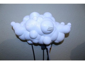 raspberry pi 2 cloud case 3d printer accessories octopi octoprint 3d print model - Mito3D