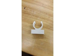 hoop mounting clip diy 3d print model - Mito3D