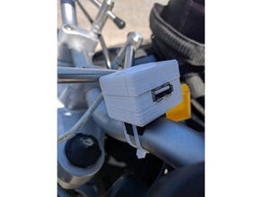 usb plug motorcycle automotive 3d print model - Mito3D