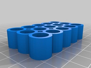 reloading tray 9mmluger 5x3 sport & im freien kundengebundene 3d print model - Mito3D