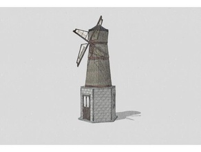 windmill ho scale hobby 3d print model - Mito3D