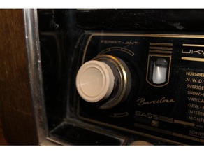 radio knob old blaupunkt barcelona replacement parts antique 3d print model - Mito3D