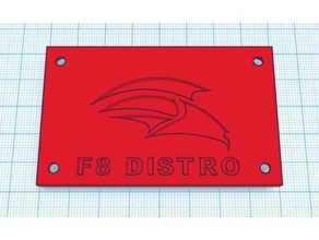 f8 distro mount diy 3d print model - Mito3D