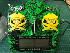 taranis x9d gimbal protector hirates fpv crew edition r c vehicles 3d print model - Mito3D