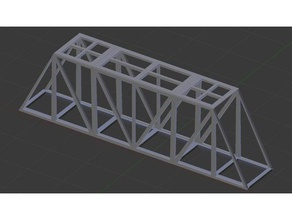 n scale bridge hobby model railroad trains n-scale 3d print model - Mito3D