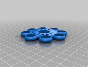 8 de mármol spinner 4 juguetes mecánicos personalizado 3d print model - Mito3D