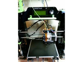 filament guid ring prusa i3x acrylic 3d printer parts 3d print model - Mito3D