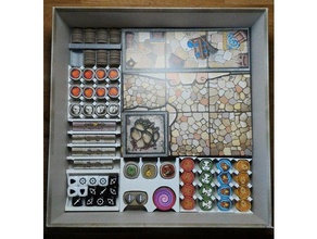 arcadia quest core box organizer toy & game accessories boardgame boardgames board accessory token tokens 3d print model - Mito3D