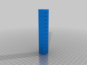 temp tower abs 200-260 3d printing tests customized 3d print model - Mito3D