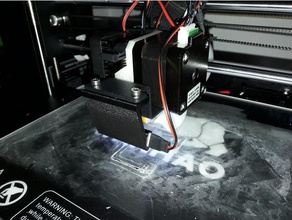 led-monte wanhao duplicador i3 v2 Impressora 3d acessórios led titular de montagem tira 3d print model - Mito3D