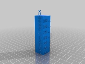temp tower abs 200-260 70mm high 3d printing tests customized 3d print model - Mito3D