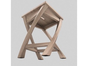 escabot torsad cucina & sala da pranzo la sedia chaise meuble tabouret 3d print model - Mito3D