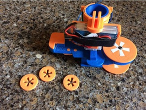 drone disk fırlatıcı atıcı monte edilmiş oyuncaklar ve oyunlar başlatıcısı radyo-kontrol radyo kontrol Radyo Kontrollü shooter 3d print model - Mito3D