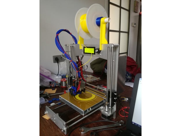 filament Unterstützung prusa i3 alu 3d Drucker Zubehör 3d-Drucker spool holder 6mm 3D print model - Mito3D