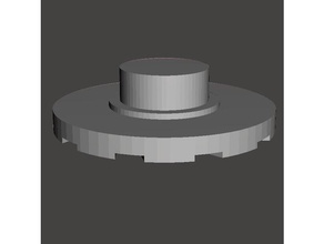 fidget giratório cap mecânico de brinquedos 3d print model - Mito3D