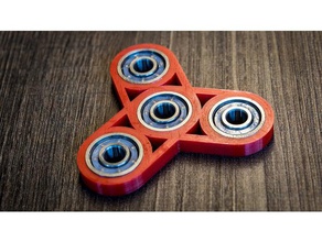 tri spinner giochi e giocattoli desktopmakes fidget giocattolo madewithfusion360 3d print model - Mito3D