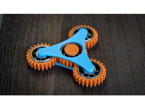 geared spinner toys & games desktopmakes fidget toy gears madewithfusion360 planetary gear 3d print model - Mito3D