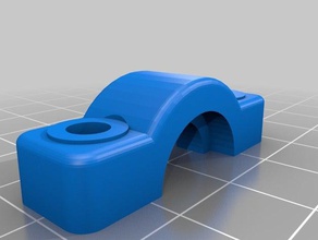 o mínimo de e3d grampo Impressora 3d peças v6 hictop prusa i3 3d print model - Mito3D