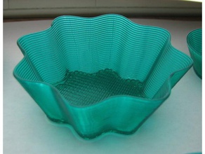 sine bowl experiment math art 3d print model - Mito3D
