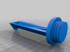 extended filament spool holder wanhao i3 duplicator v21 3d printer parts 3d print model - Mito3D