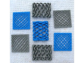 lissajous celtic knots math art 3d print model - Mito3D