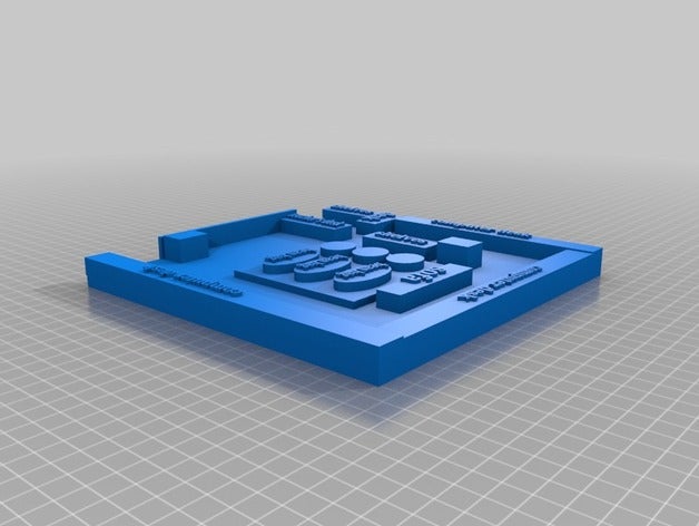 g3a xavier ict floor plan 3d printing 3D print model - Mito3D